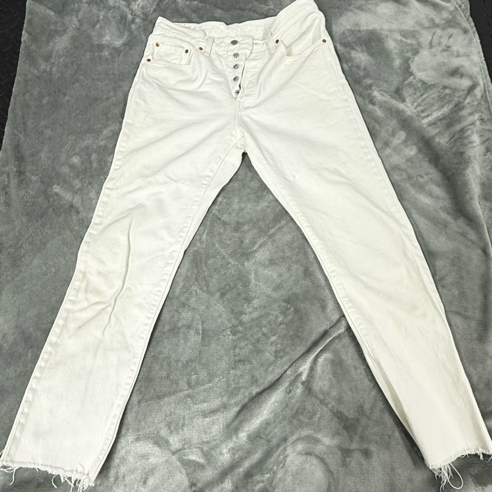 Levi's Women's Straight Leg Jeans in White